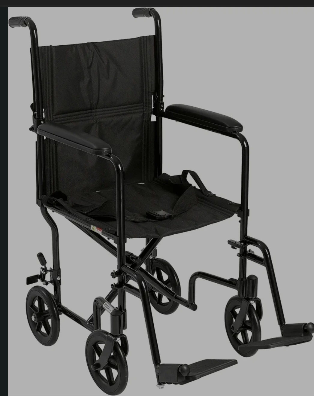 Lightweight Aluminum Transport Chair
