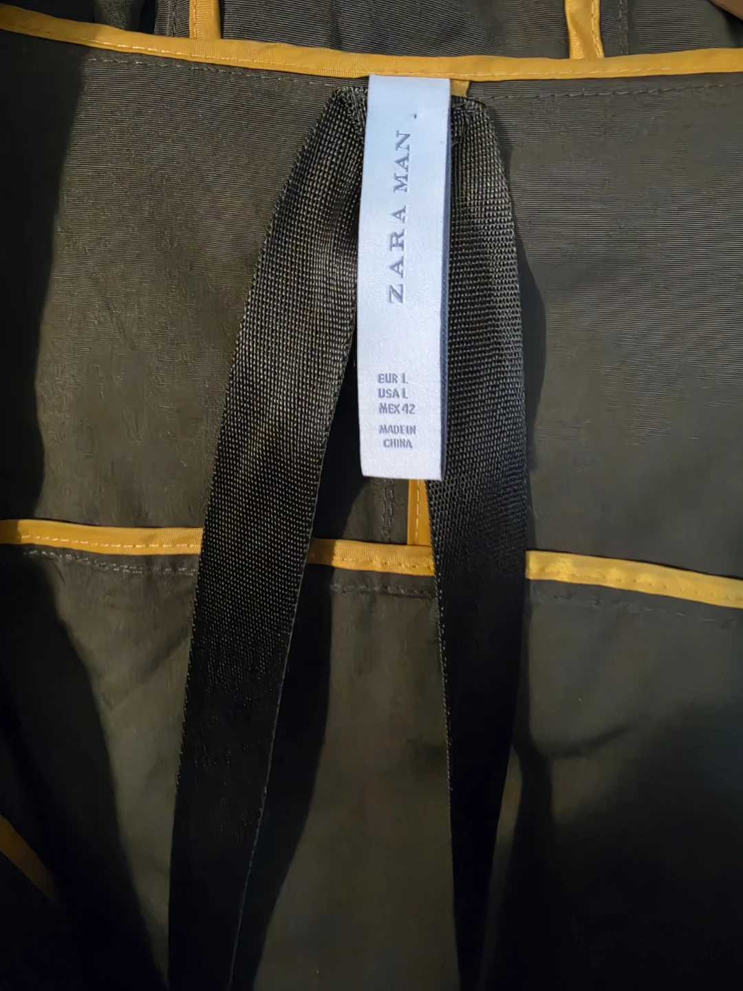 Zara Man Olive Green Hooded Jacket - photo 2