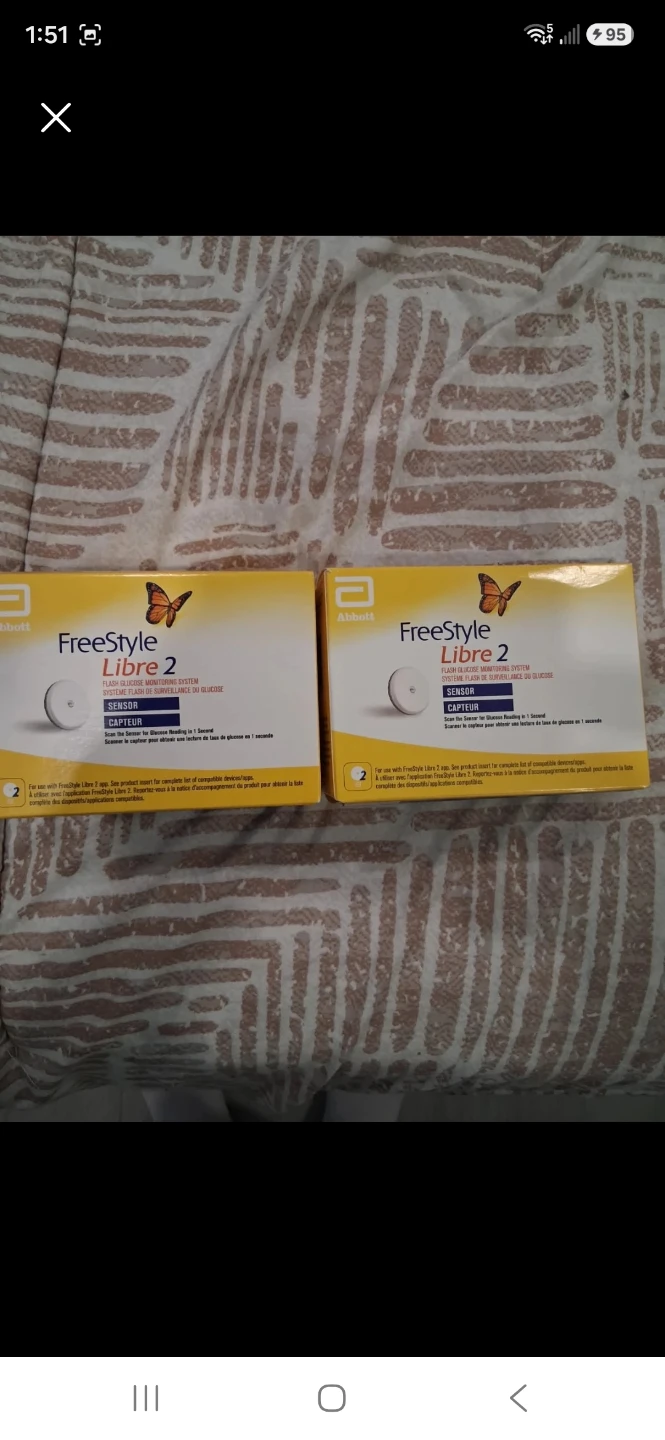 2 Abbott FreeStyle Libre 2 Sensors