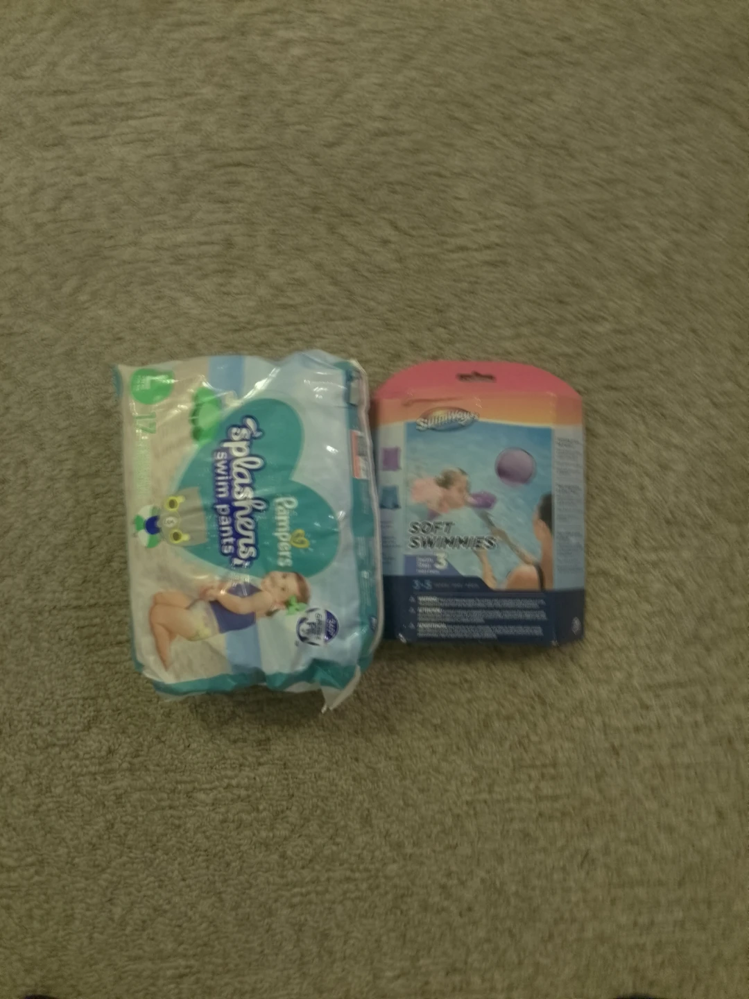 Pampers Splashers Swim Pants and Swimways Arm Floats