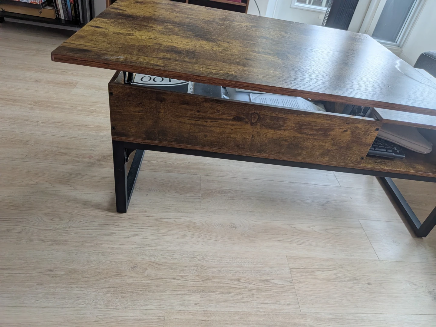 Rustic Lift-Top Coffee Table - photo 4