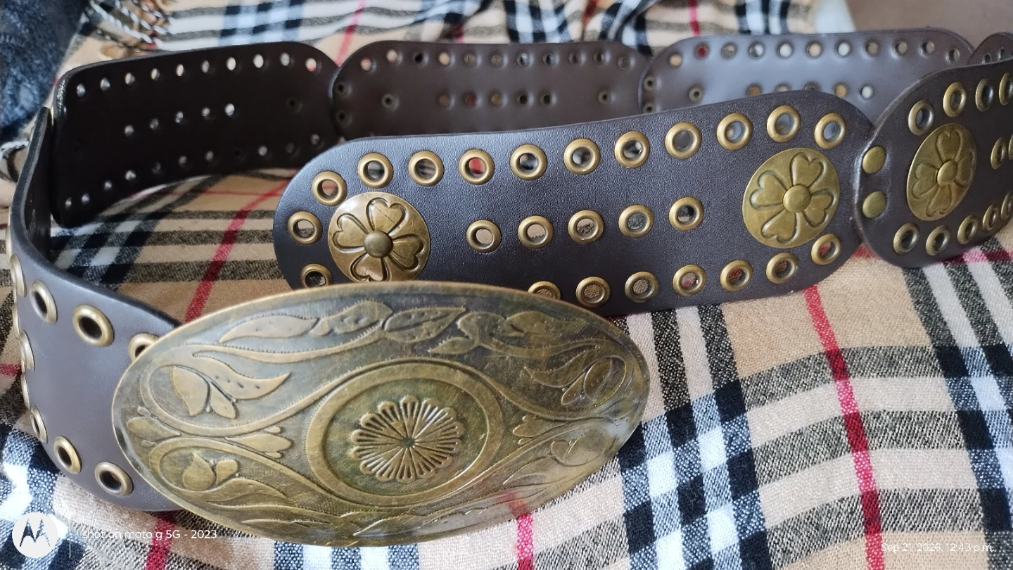 🏈 Brown Decorative Waist Belt - photo 2