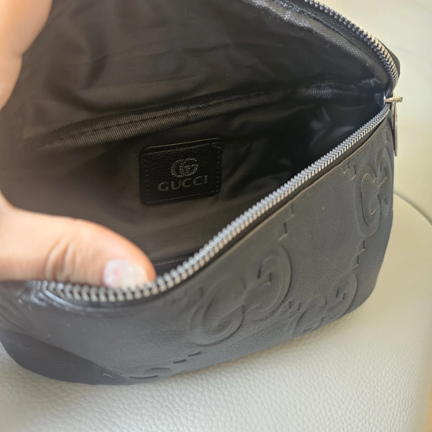 Gucci Black Leather Belt Bag - photo 2