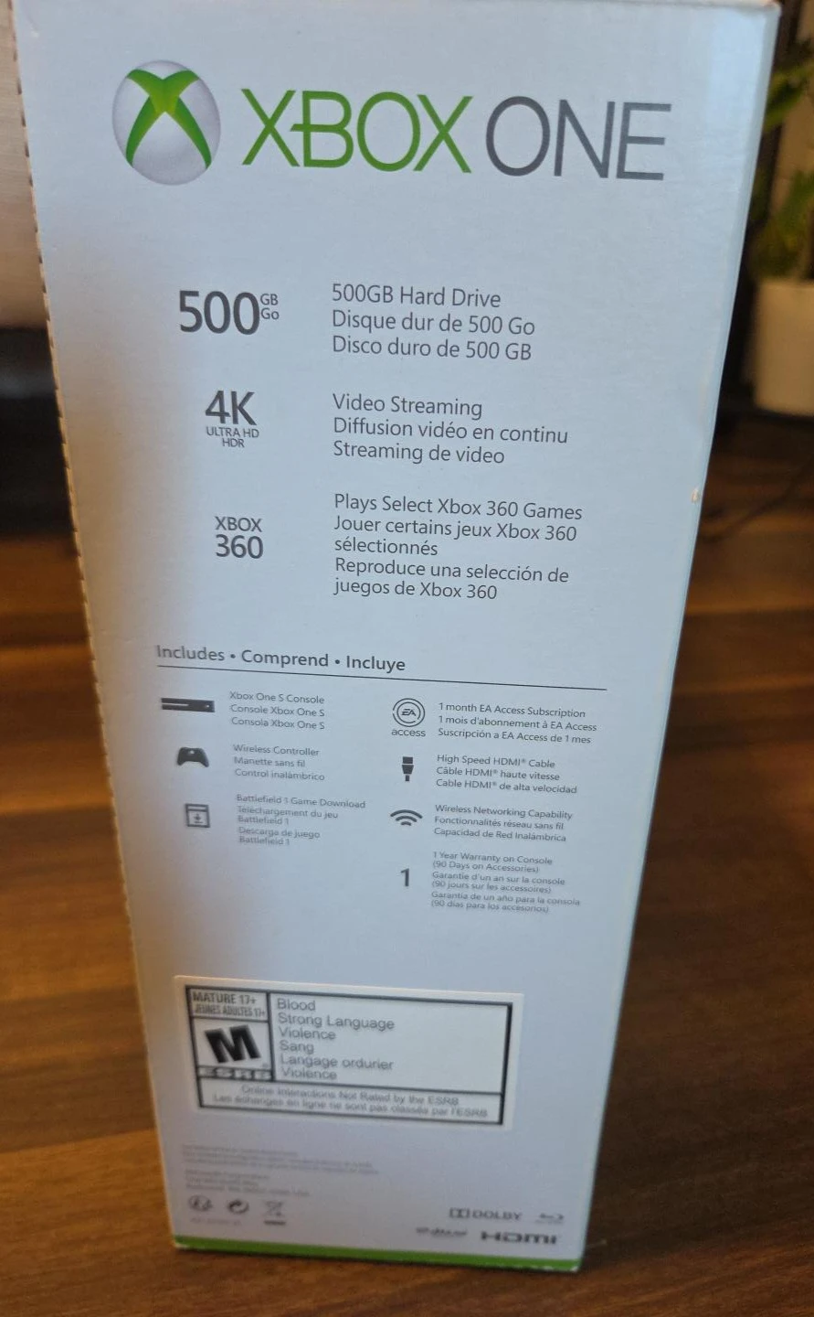 Xbox One S 500GB Console with Games - photo 2