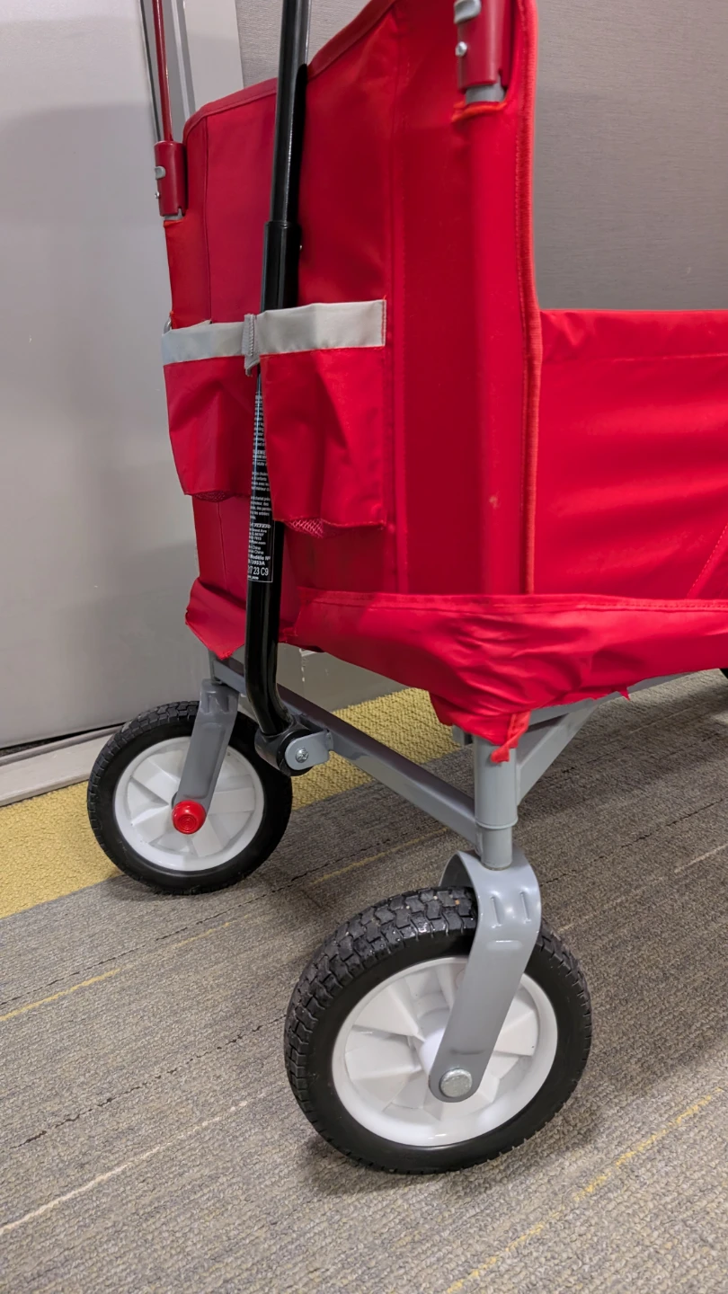 Radio Flyer 3-in-1 EZ Folding Collapsible Wagon with Canopy - photo 2