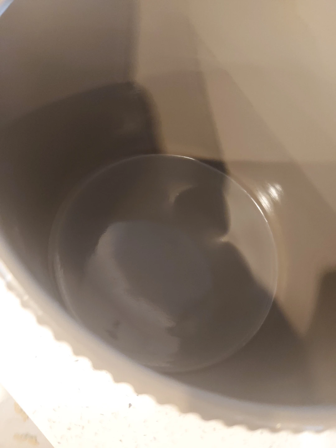 Large Ribbed Ceramic Crock - photo 2