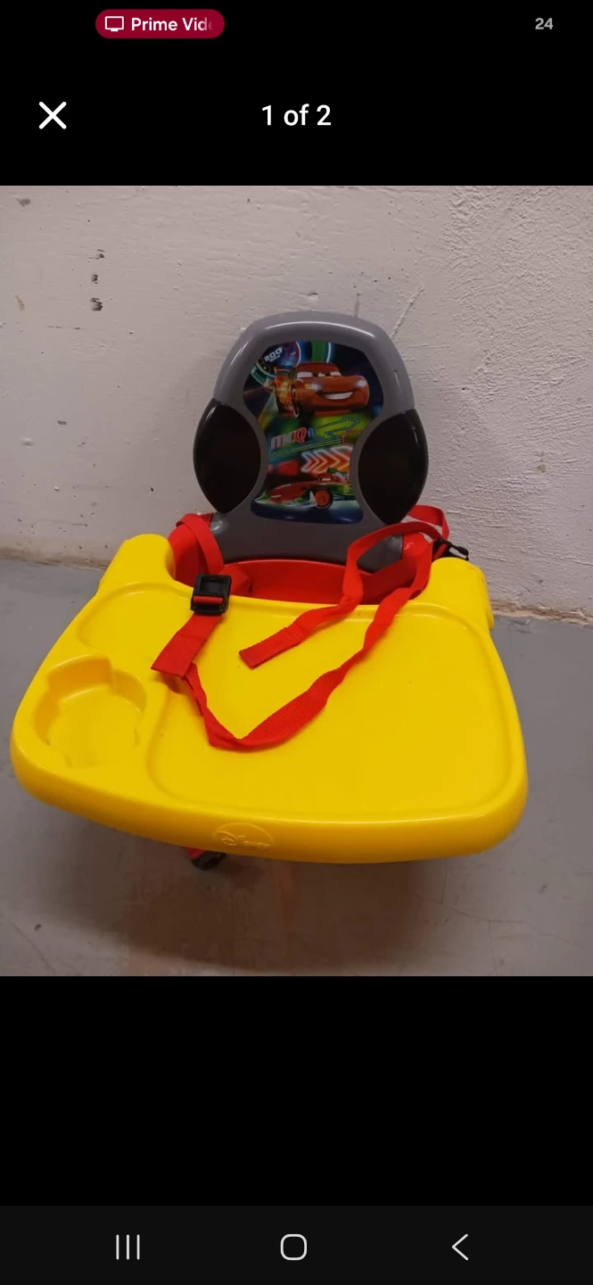 Disney Pixar Cars Baby Booster Seat