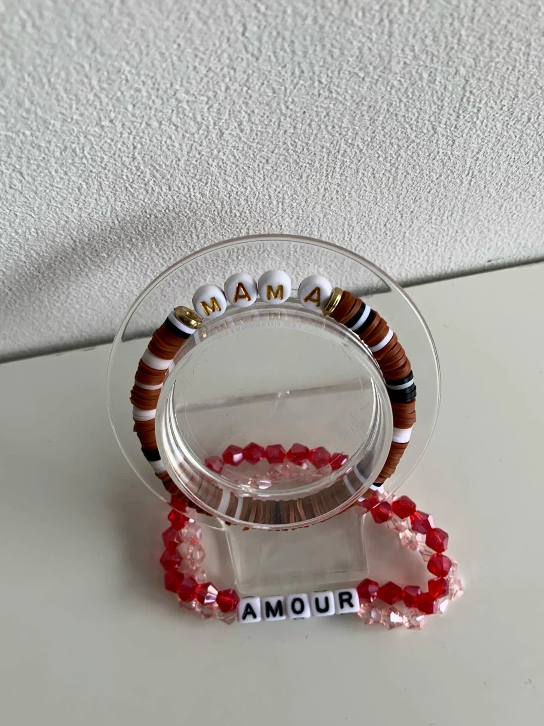 Beaded Bracelets - Mama, Amour, King, Queen