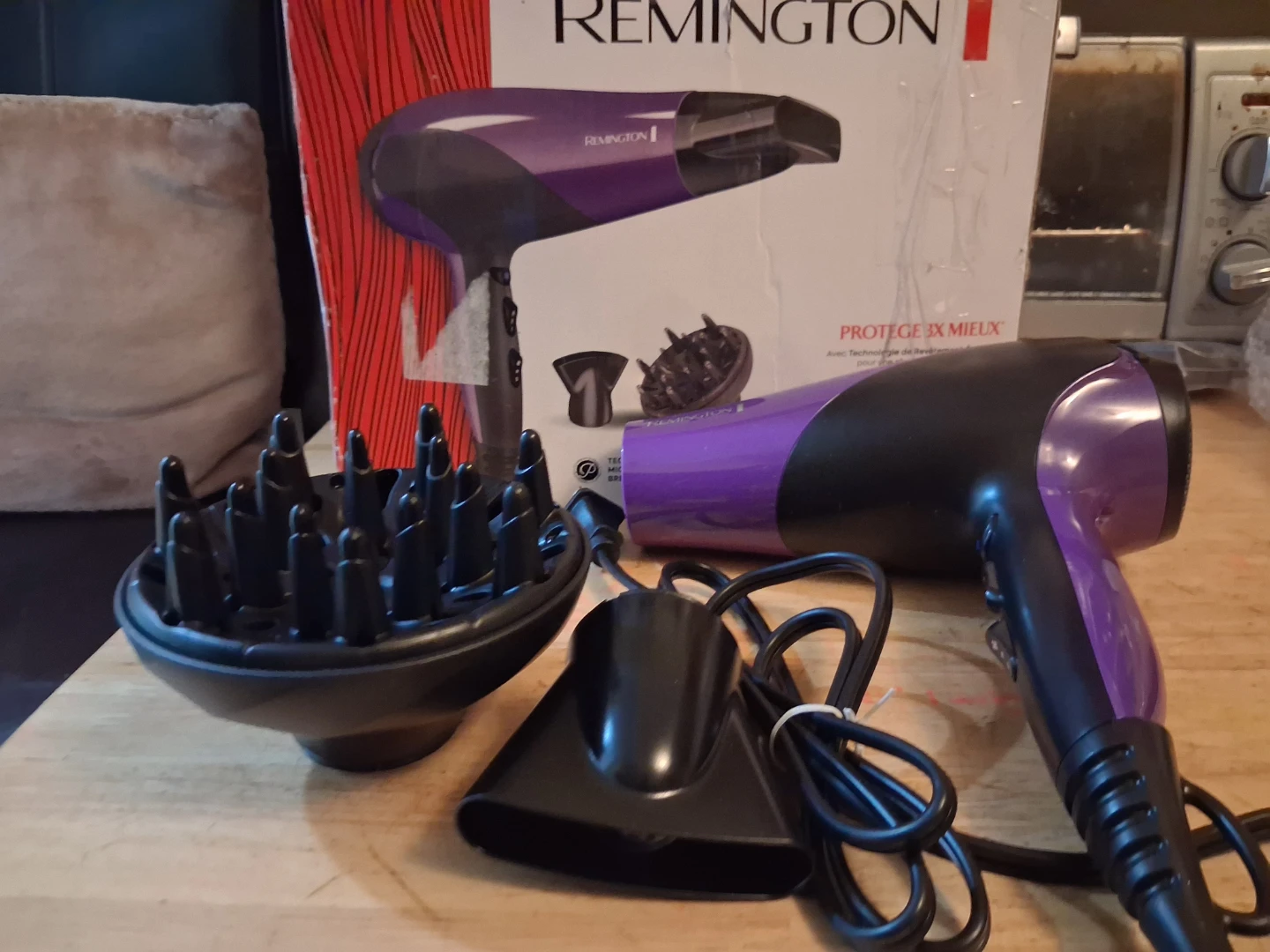 Remington Hair Dryer with Attachments
