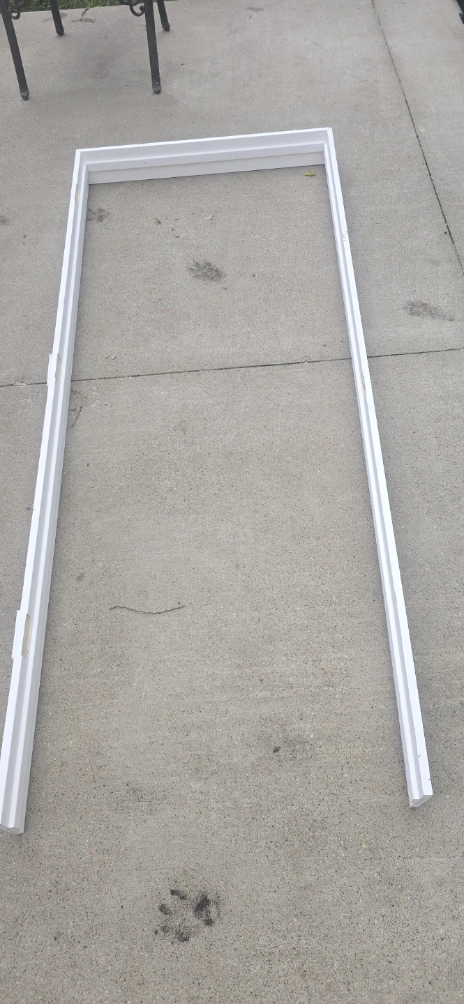 White Interior Door Frame
