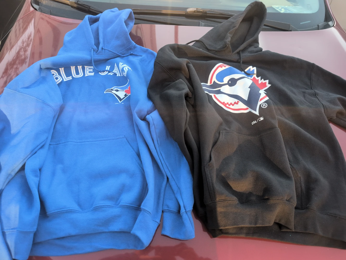 Two Toronto Blue Jays Hoodies