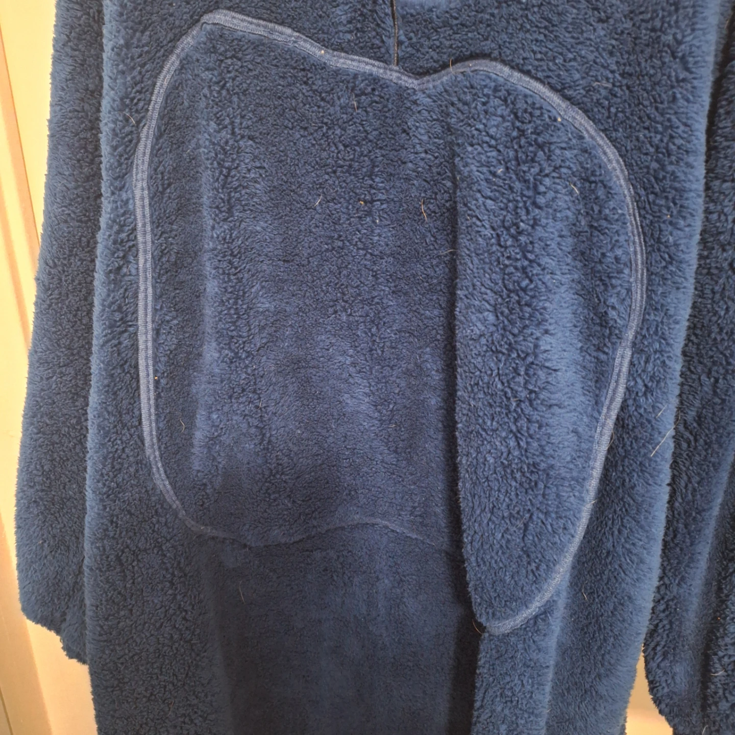 Blue Fleece Hooded Blanket Robe - photo 2