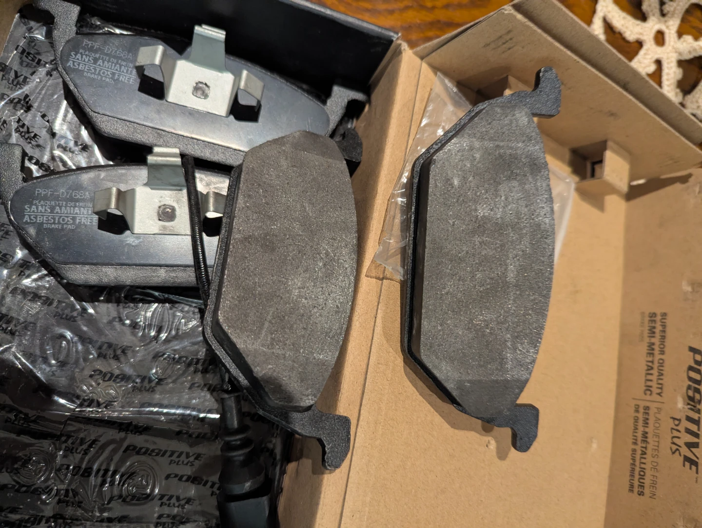 Positive Plus Semi-Metallic Brake Pads PPF-D768A - photo 2