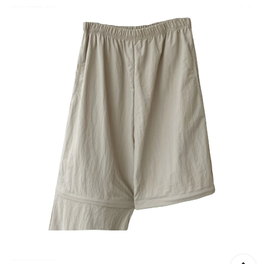 Cream Convertible Zip-Off Pants - photo 3