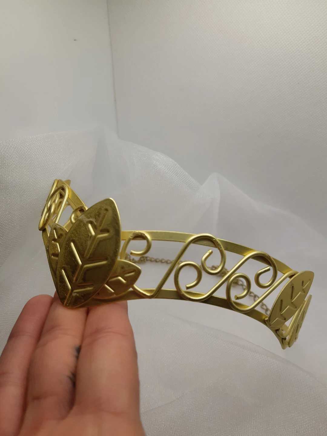Gold Tone Goddess Tiara Costume Accessory