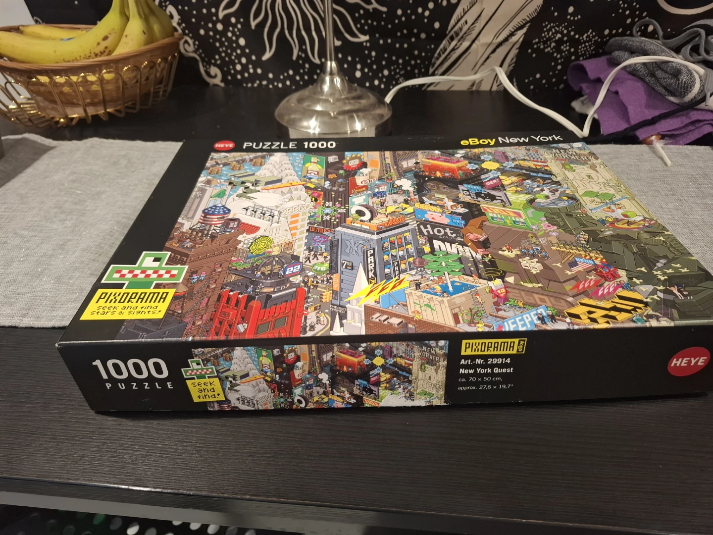 2 puzzles, 1000 pieces each - photo 2