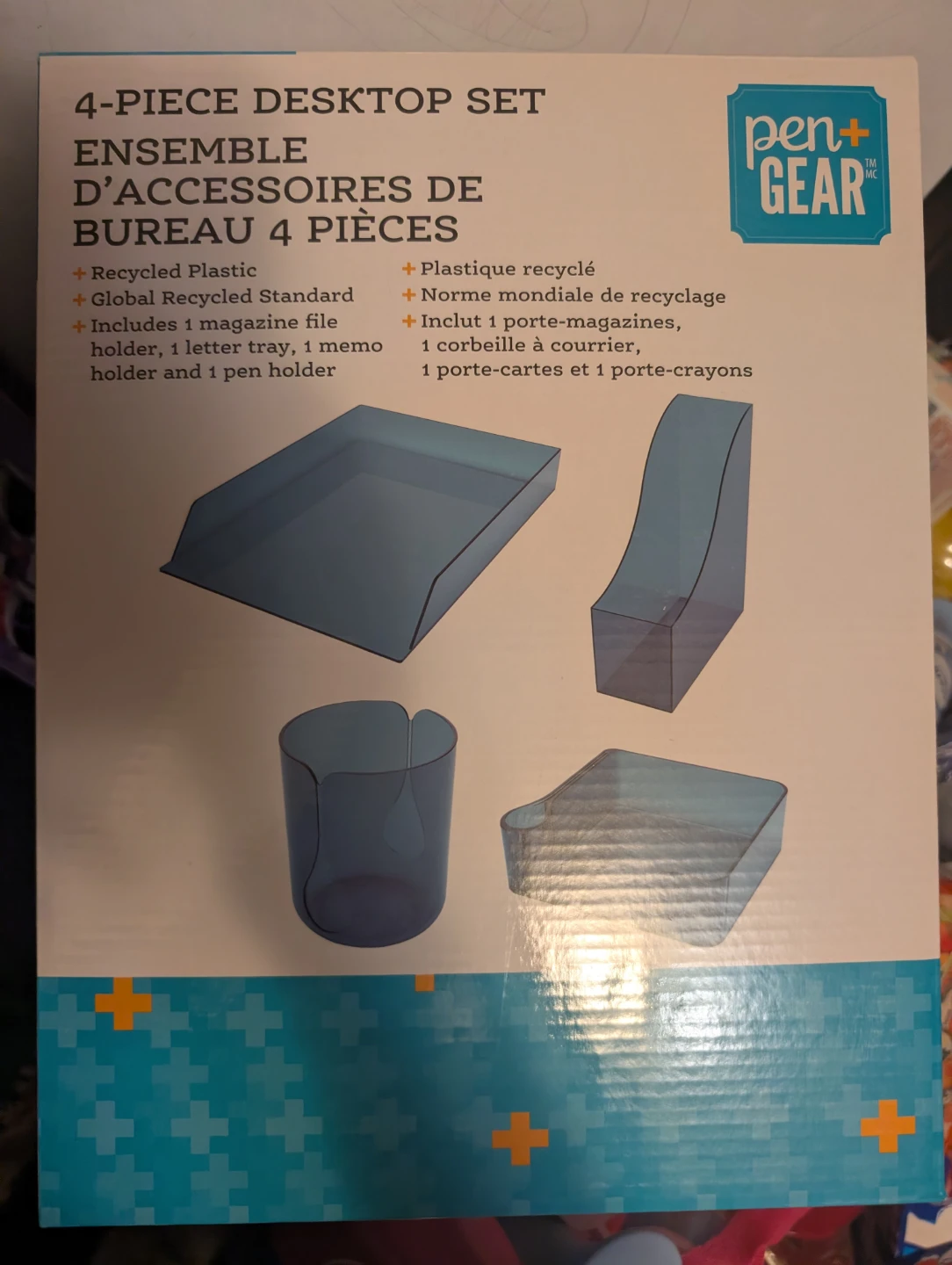 Pen+Gear 4-Piece Desktop Set