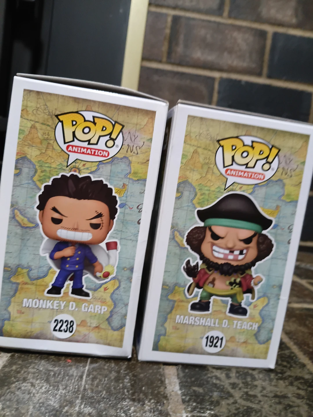One Piece Funko Pop Figures - Marshall D. Teach & Monkey D. Garp