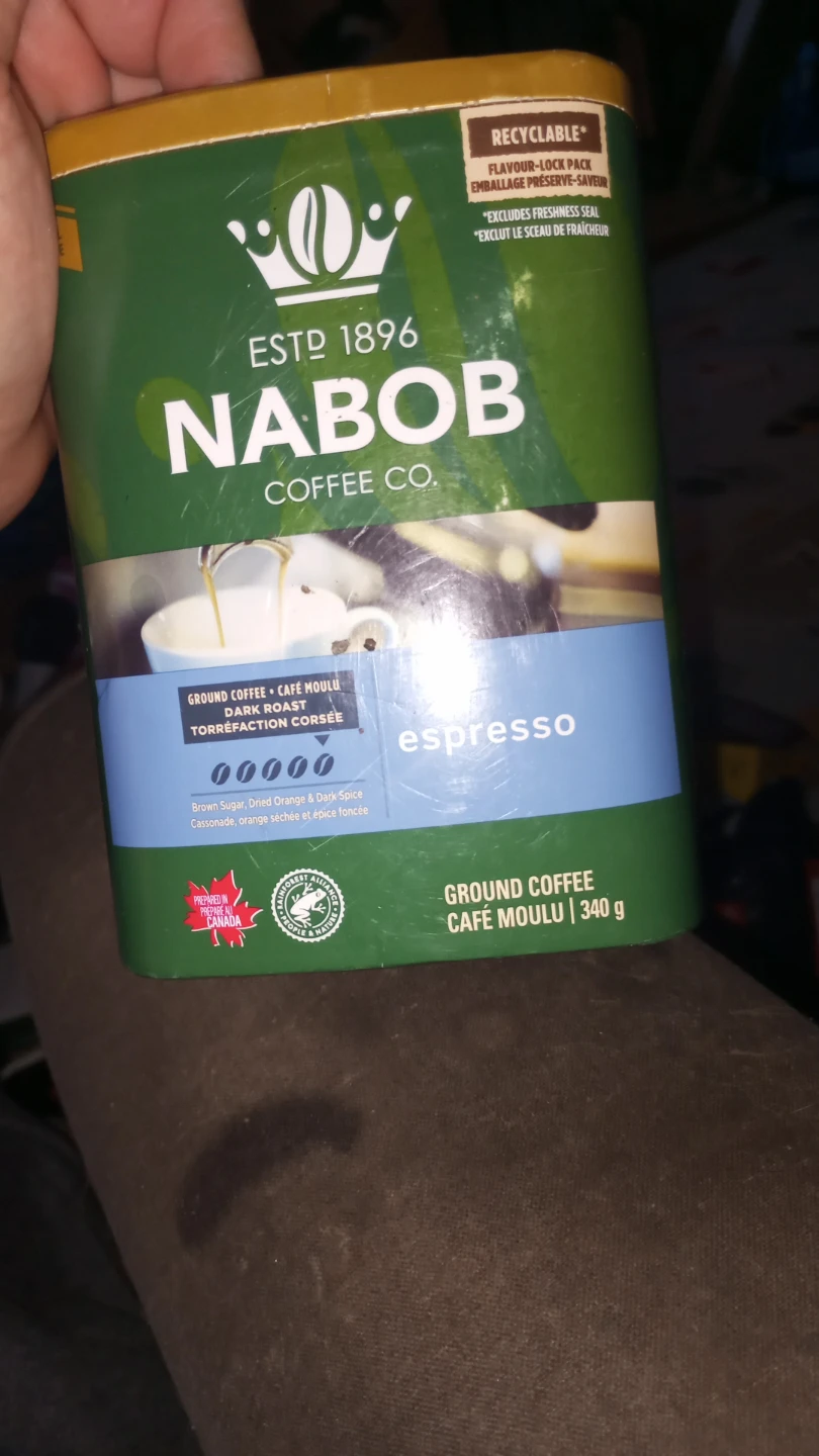 Nabob Espresso Dark Roast Ground Coffee