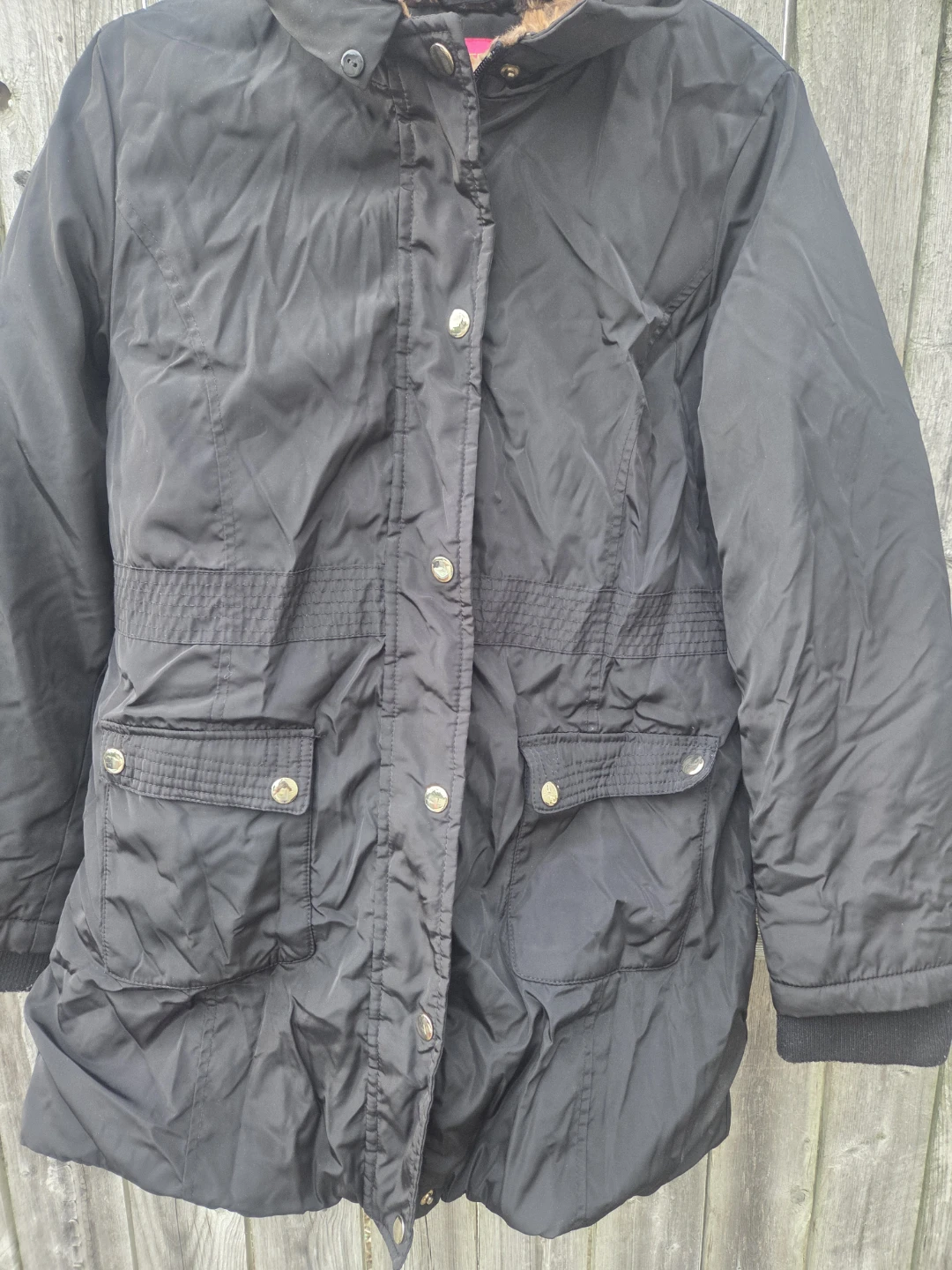 Catherine Malandrino girl's Black Winter Coat - photo 2