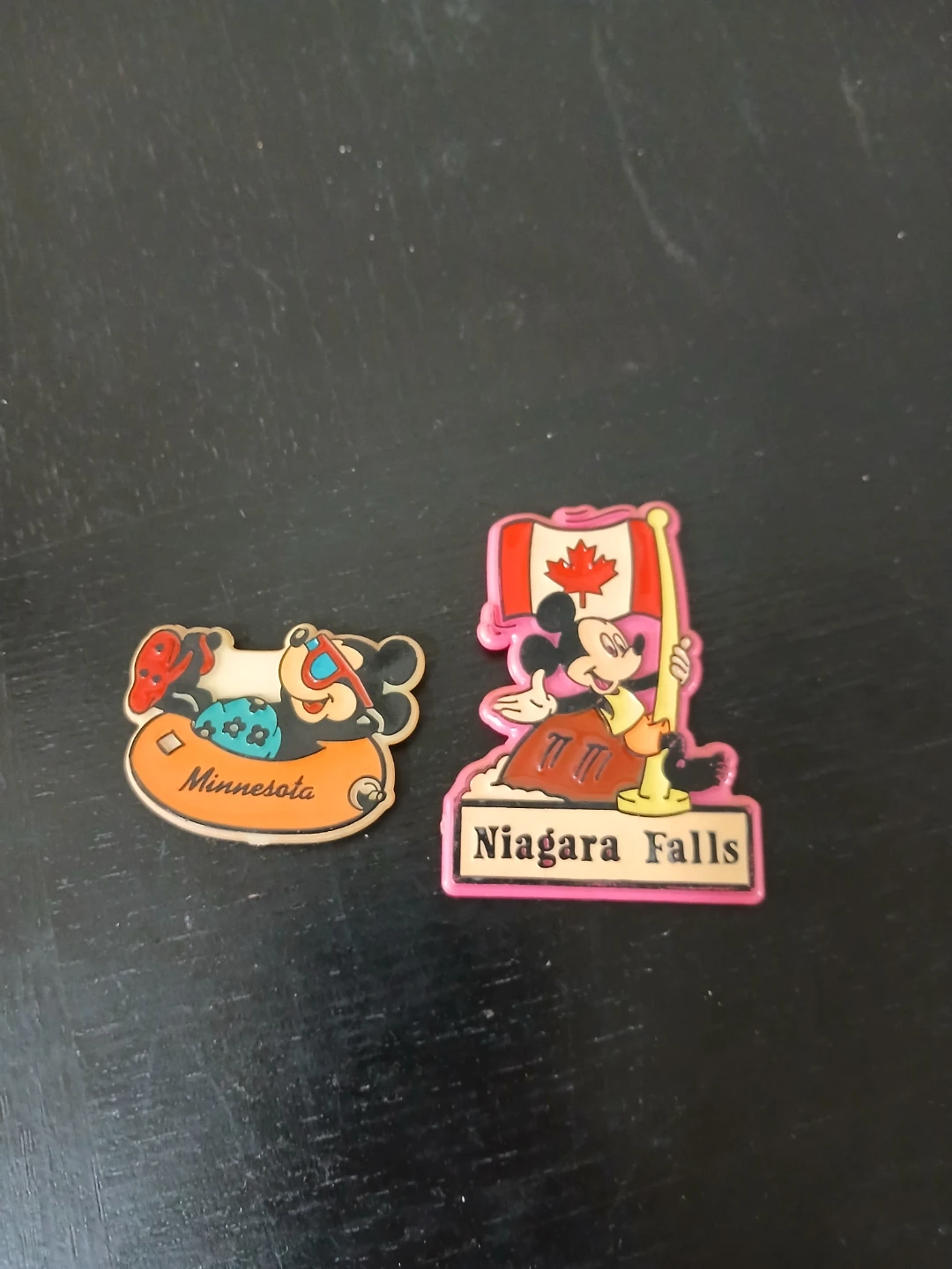 Set of 2 Disney Mickey Mouse Souvenir Magnets