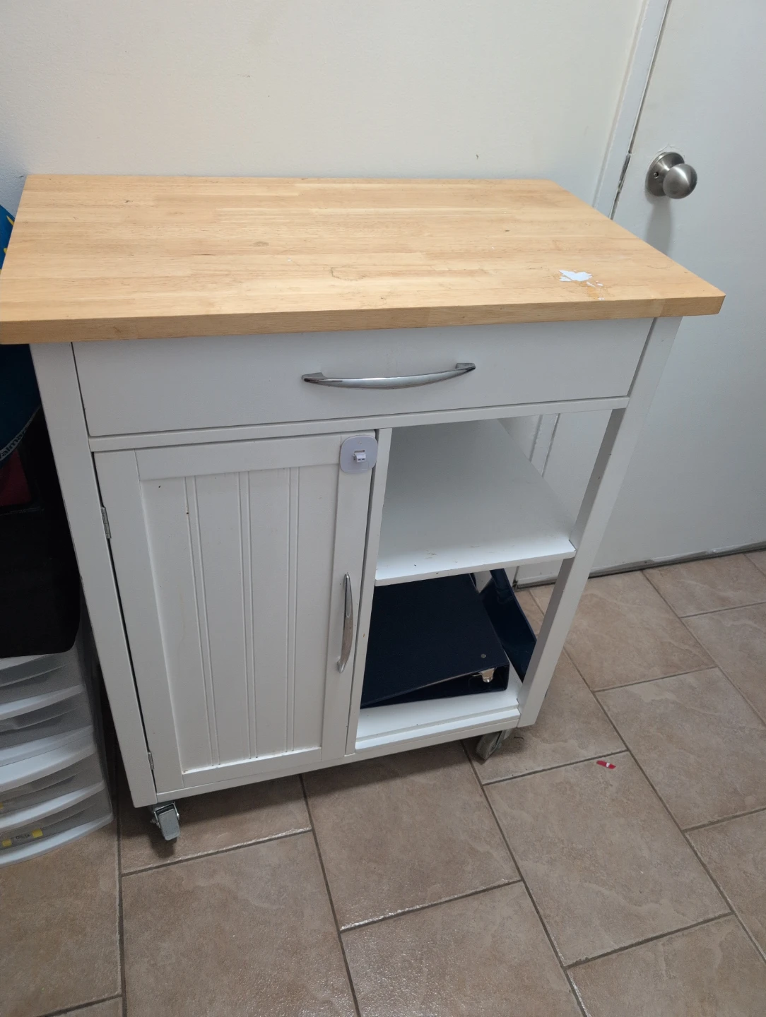 Kitchen Island Rolling Cart - photo 2