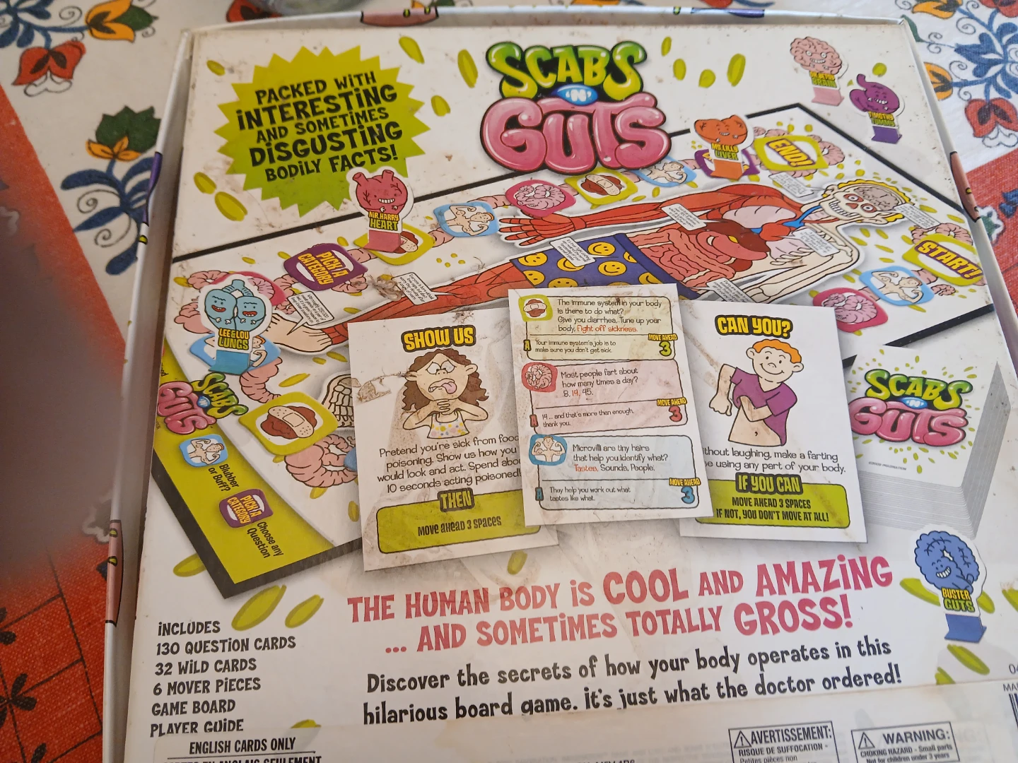 Scabs 'N' Guts Meducational Board Game - photo 2