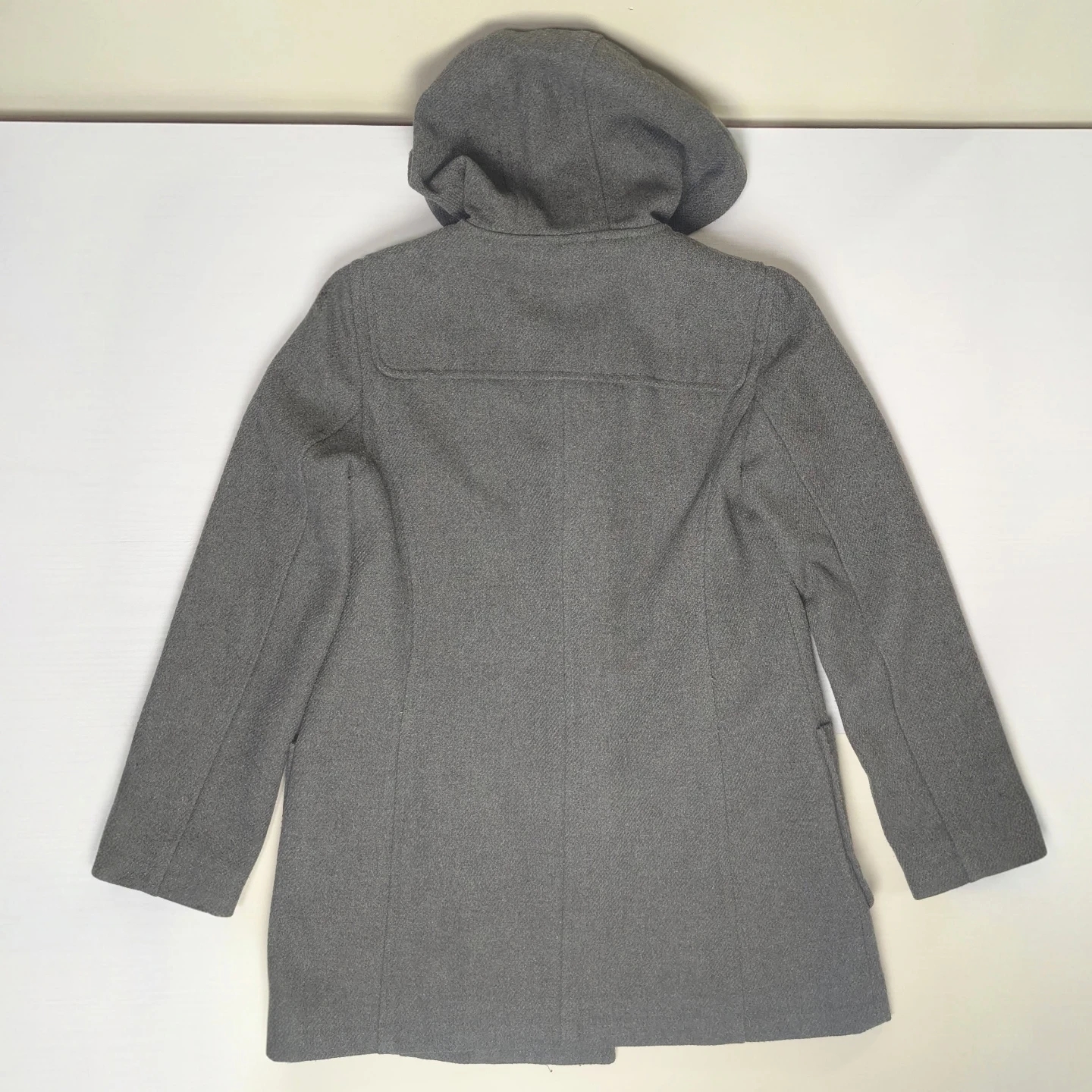 Banana Republic Grey Duffle Coat with Hood - photo 4