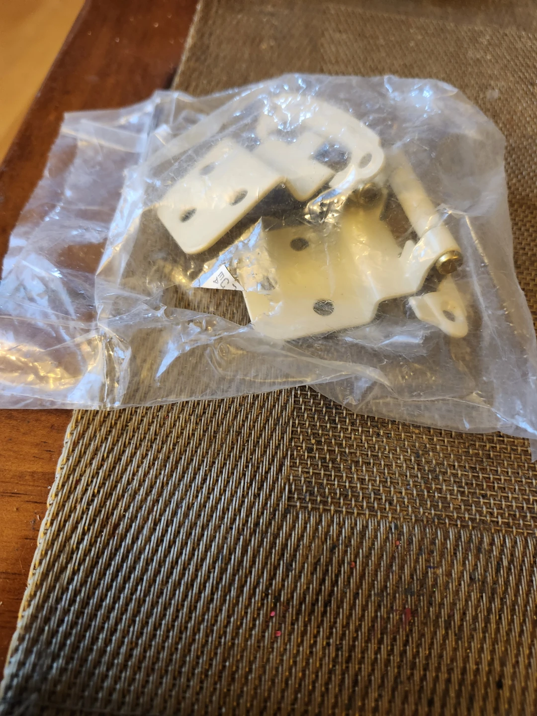 White Cabinet Hinges NEW 2 per package - photo 2