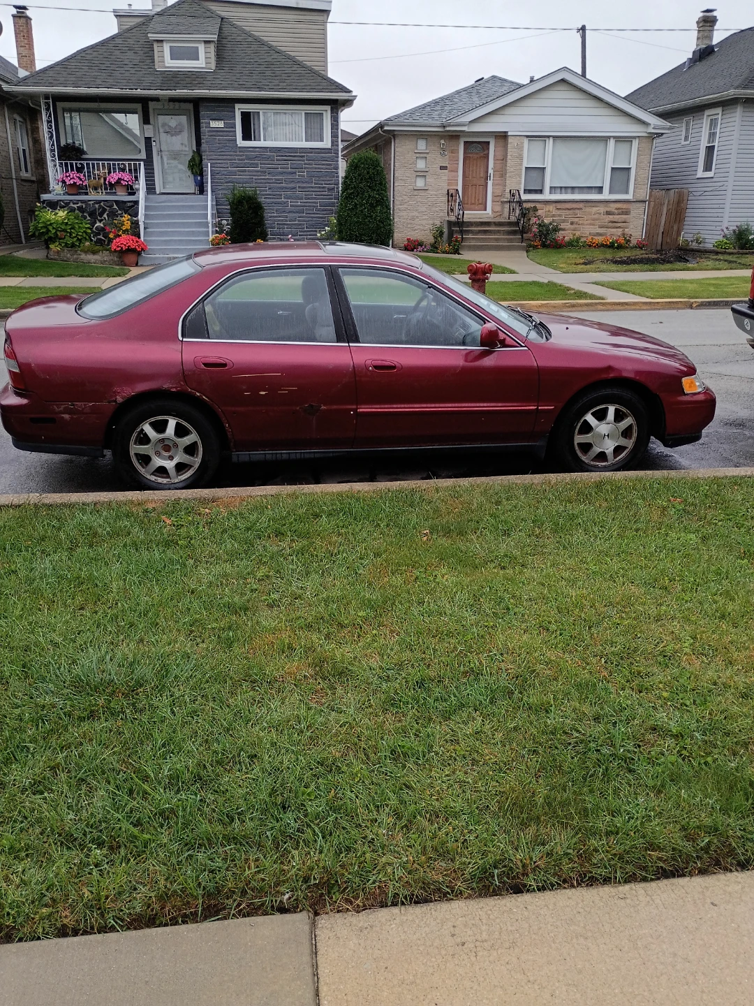 Maroon Honda Accord Sedan