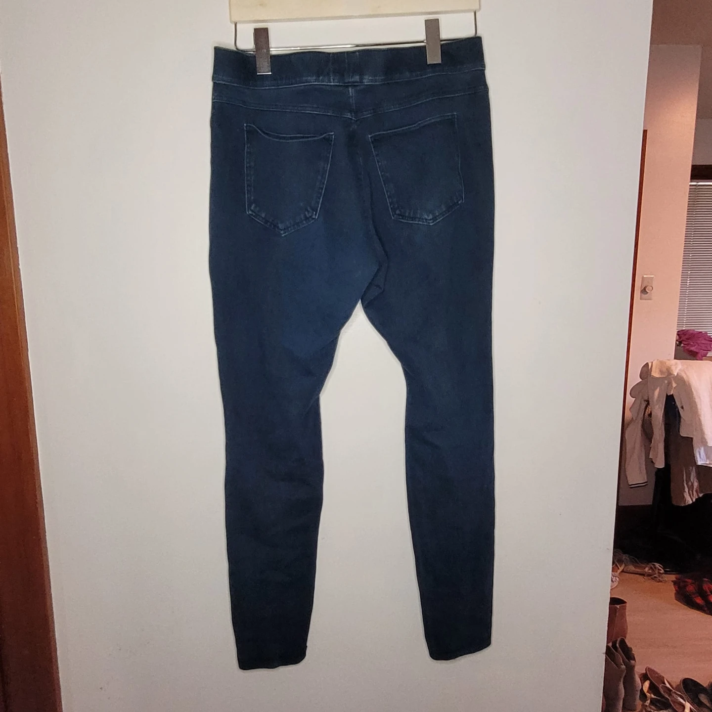 HUE dark blue denim leggings - photo 3