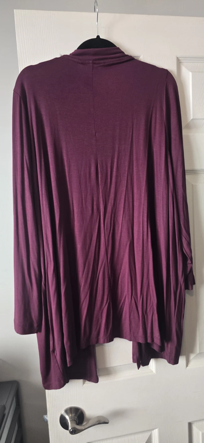 NWT Penningtons Burgundy Cardigan - photo 2