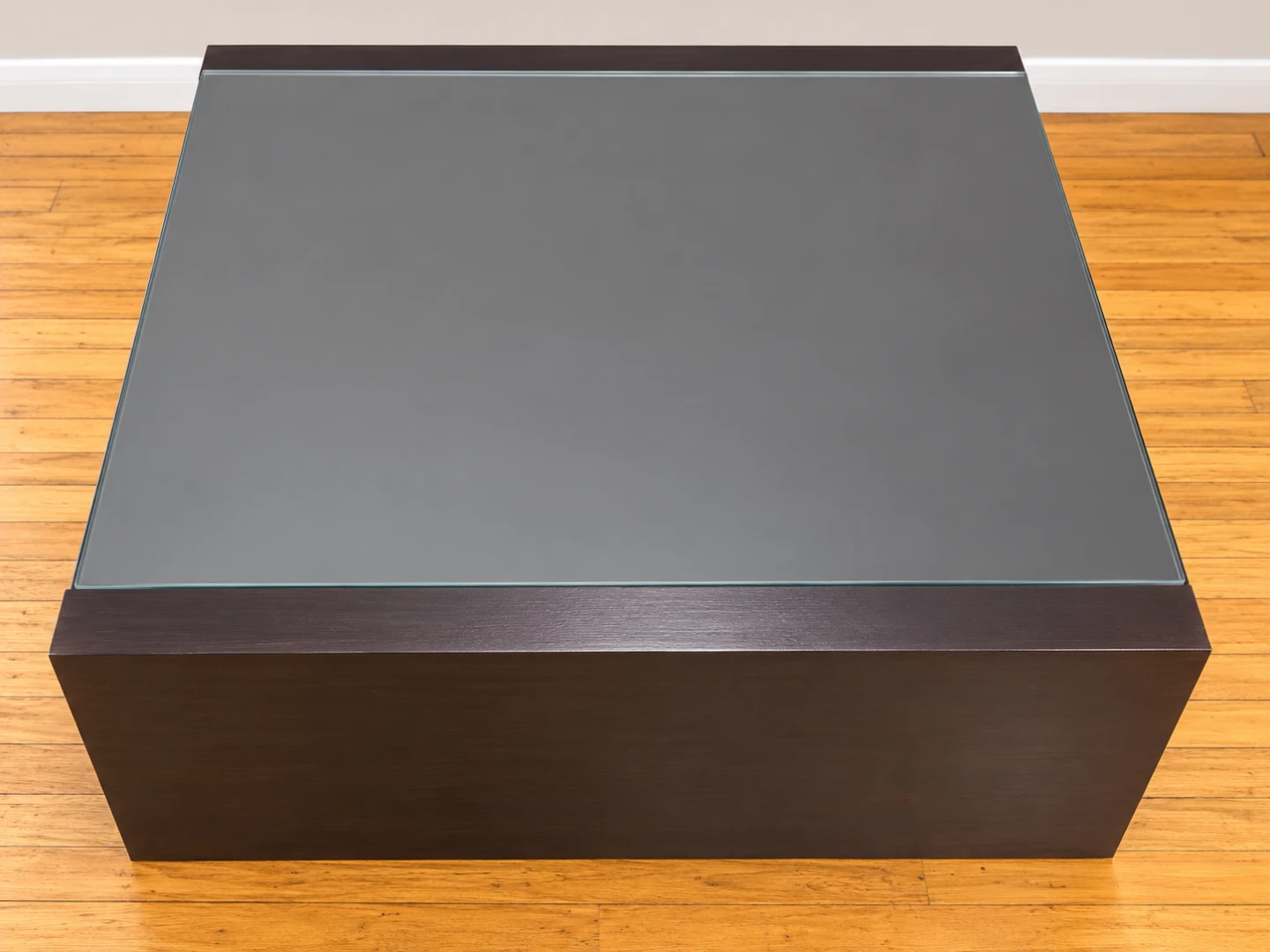 Ikea black glass top coffee table - photo 2