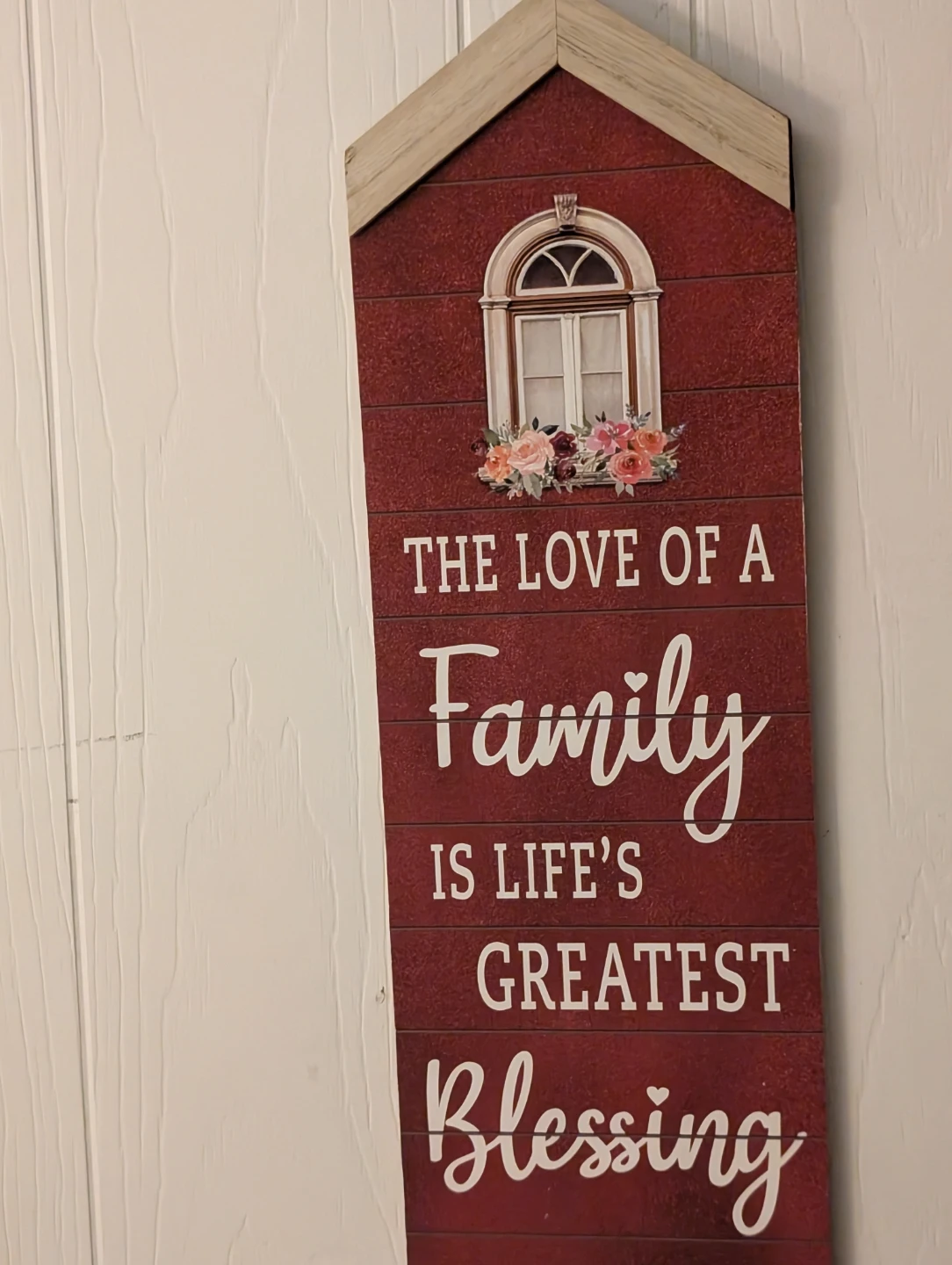 Wooden Family Blessing Wall Plaque