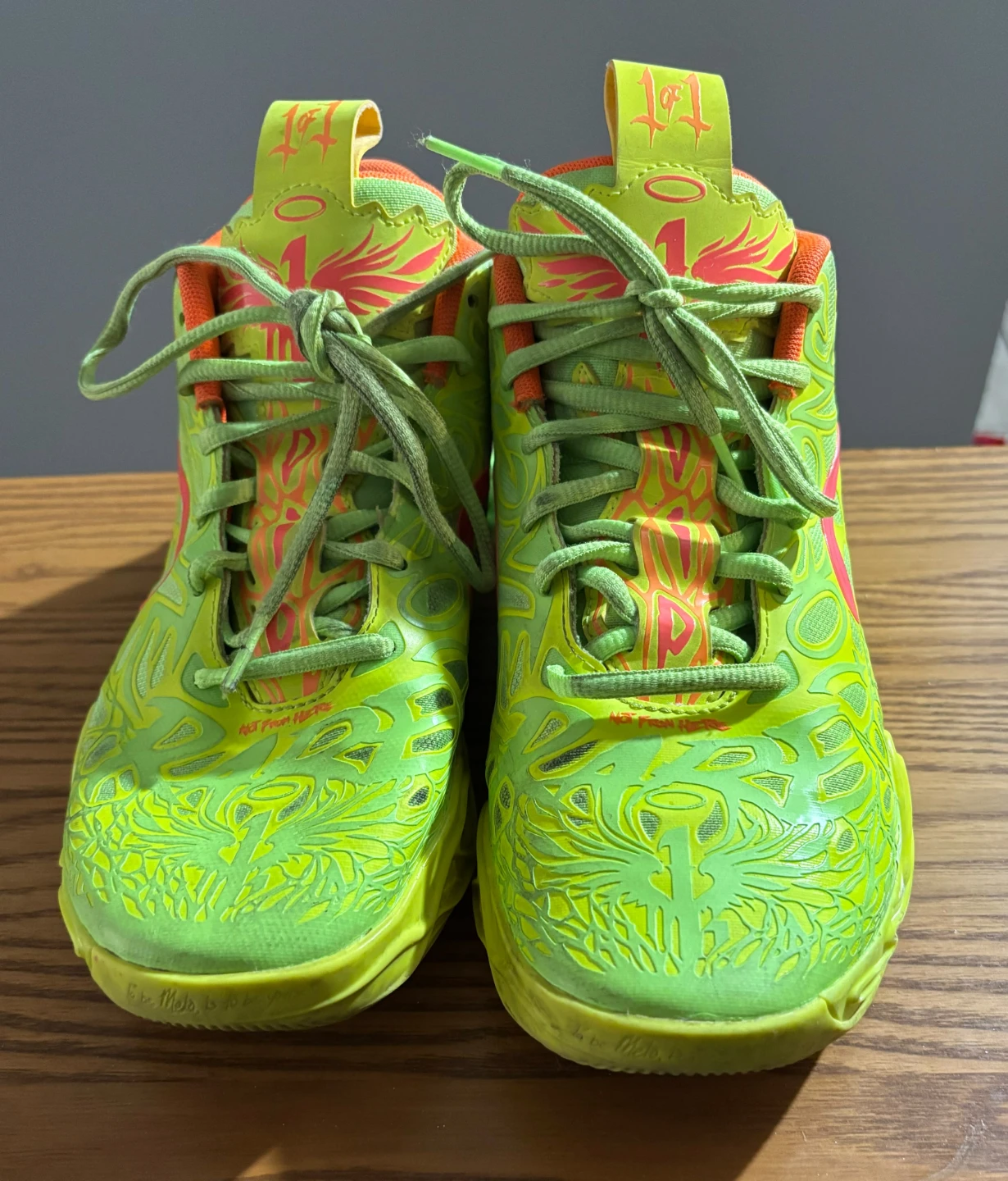 Puma MB.01 Basketball Shoes Neon Green