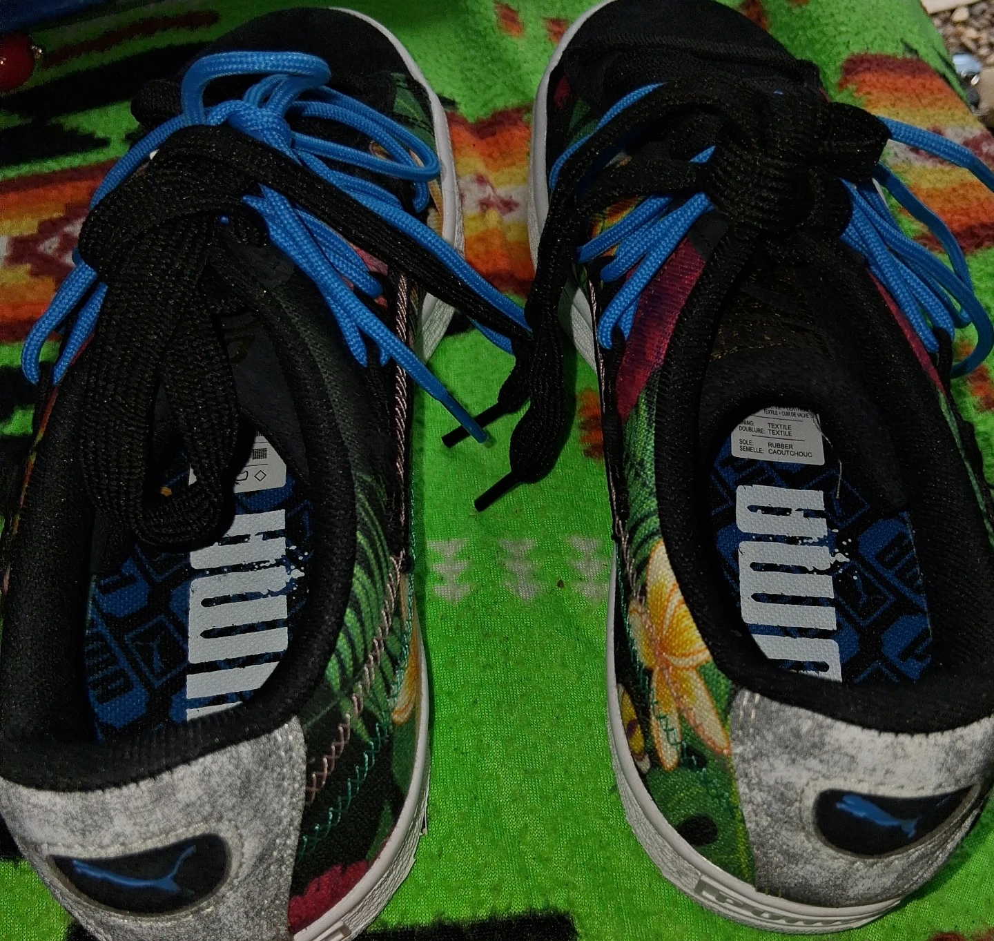 Puma Women's Floral Print Sneakers Size 9 - photo 5