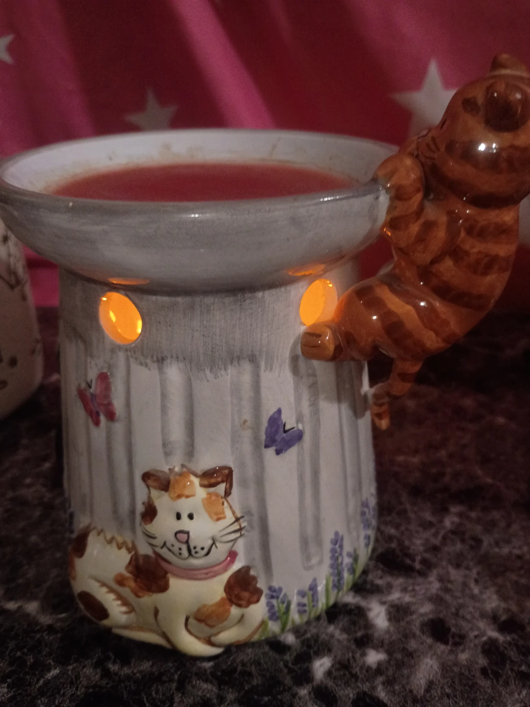 Ceramic Cat Themed Wax Warmer - photo 3