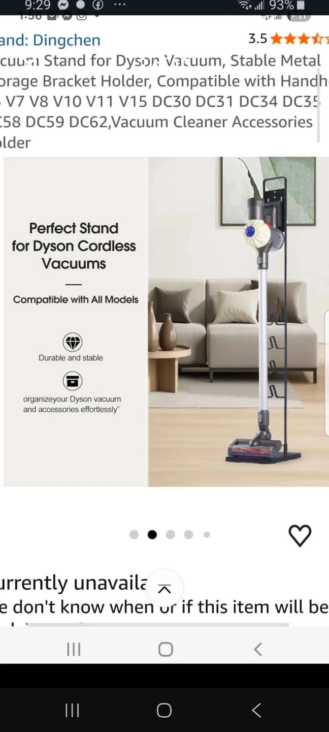 Dyson vacuum stand brand new - photo 2