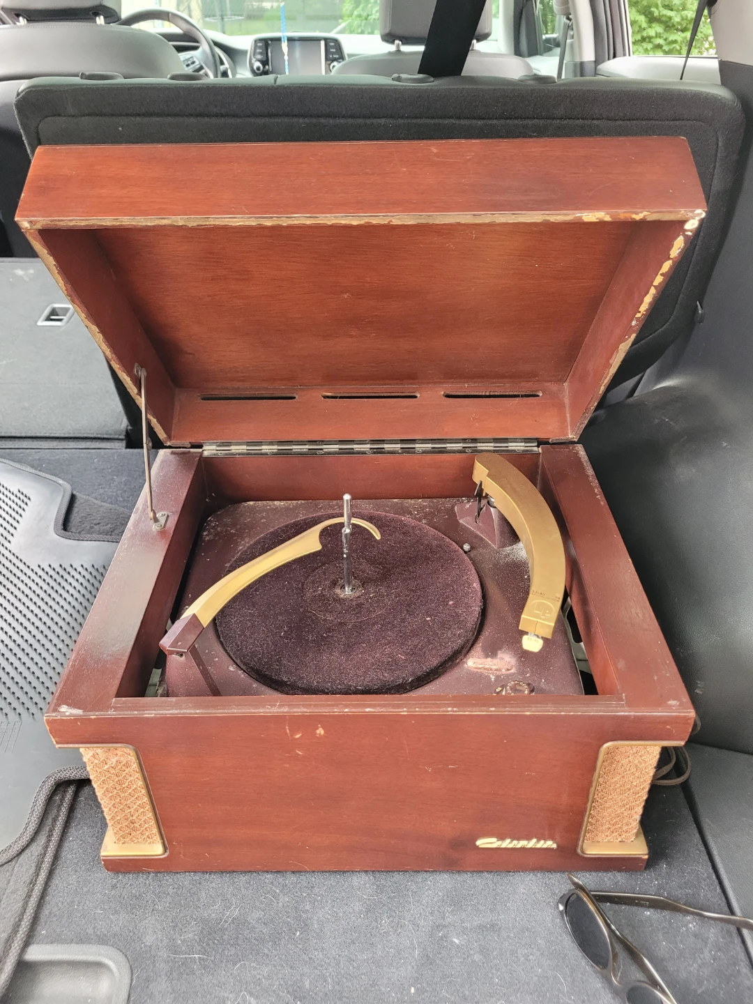 Vintage Columbia Record Player