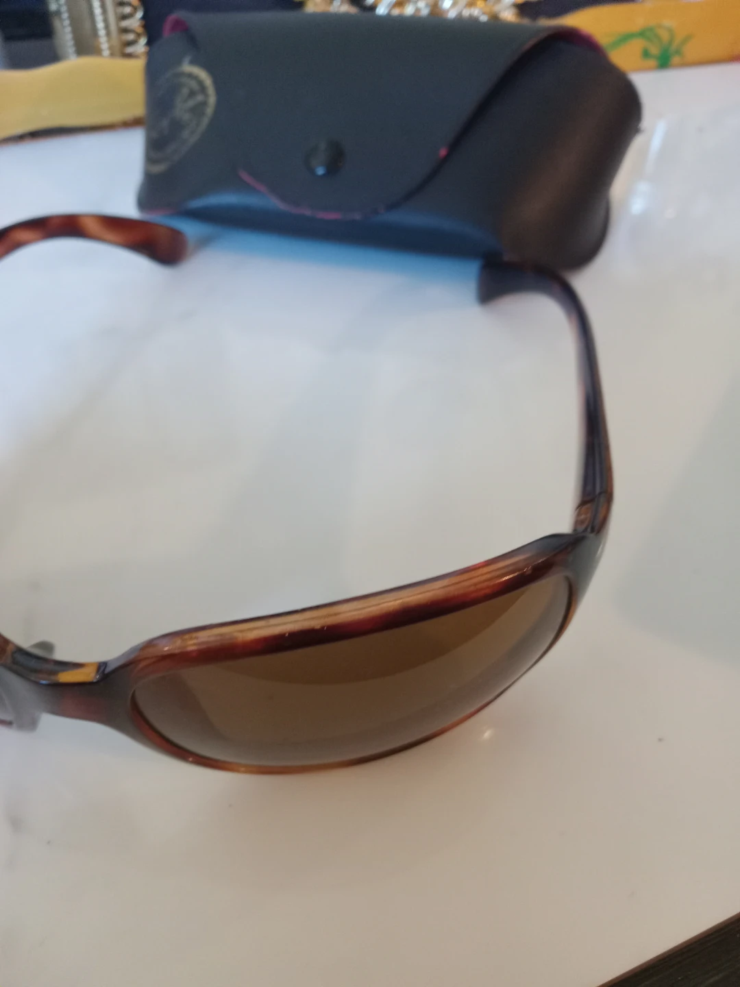 Ray-Ban Tortoiseshell Sunglasses with Case