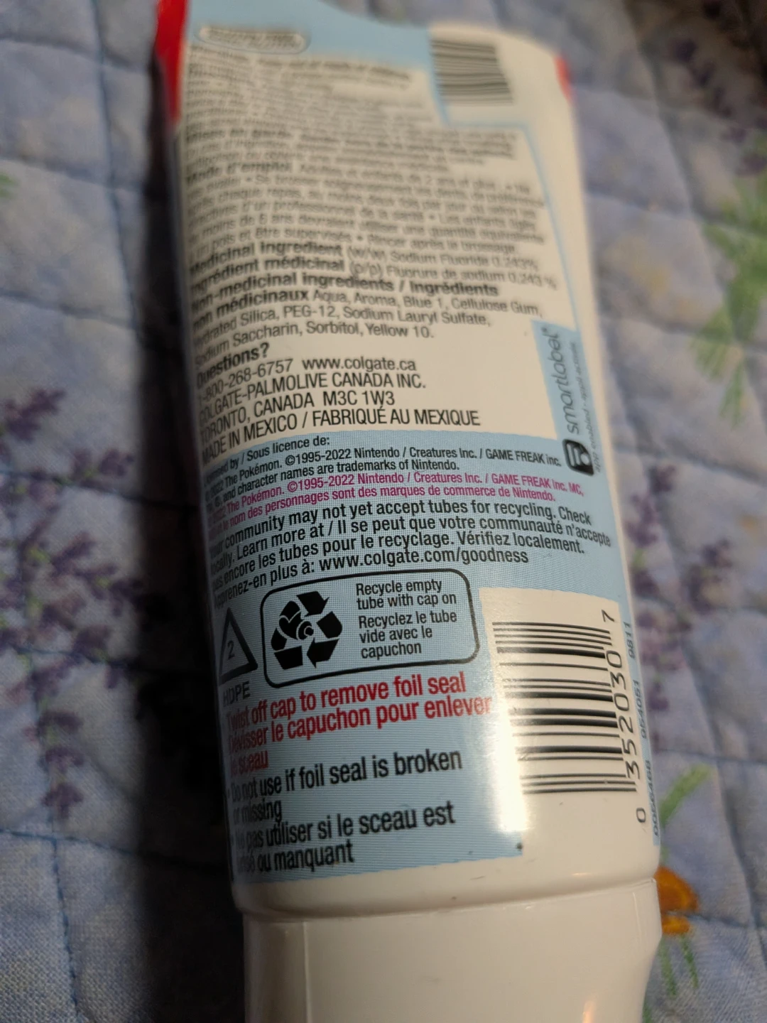 Colgate Pokemon Bubble Fruit Toothpaste.  75ml - photo 5