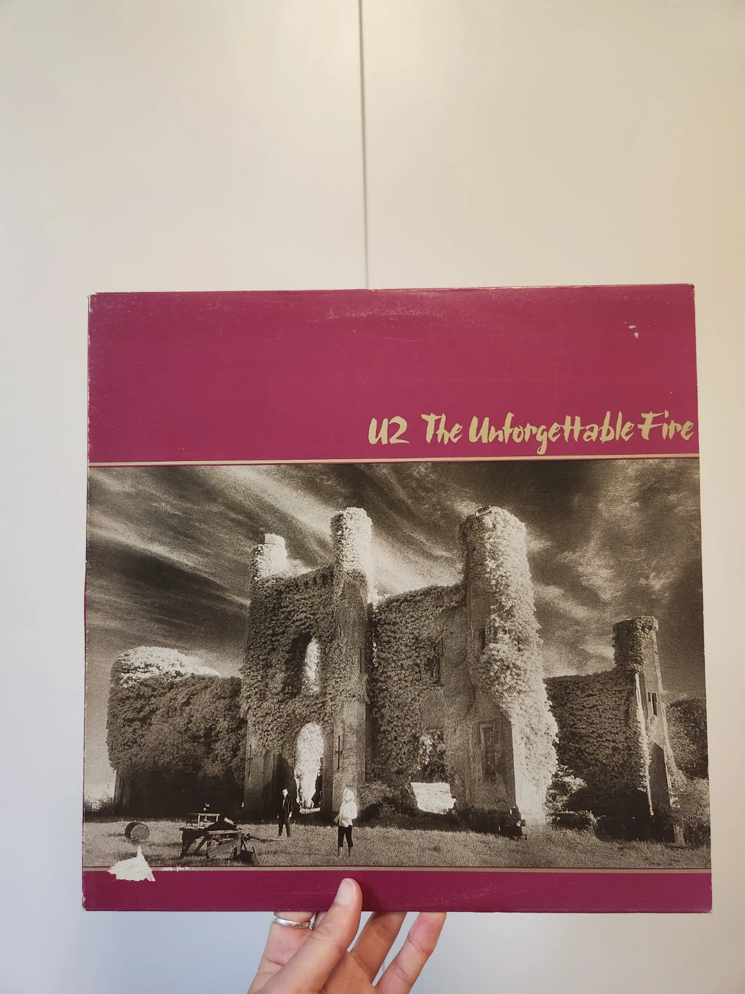 Vintage U2 The Unforgettable Fire Vinyl Record