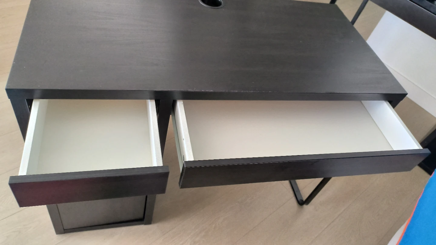 Ikea Micke Desk with Two Drawers - photo 2