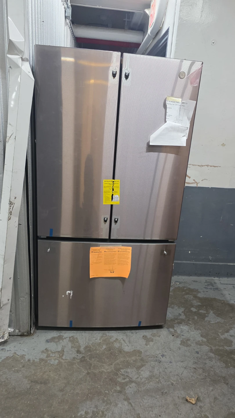 New GE 36in French Door Refrigerator Stainless Steel