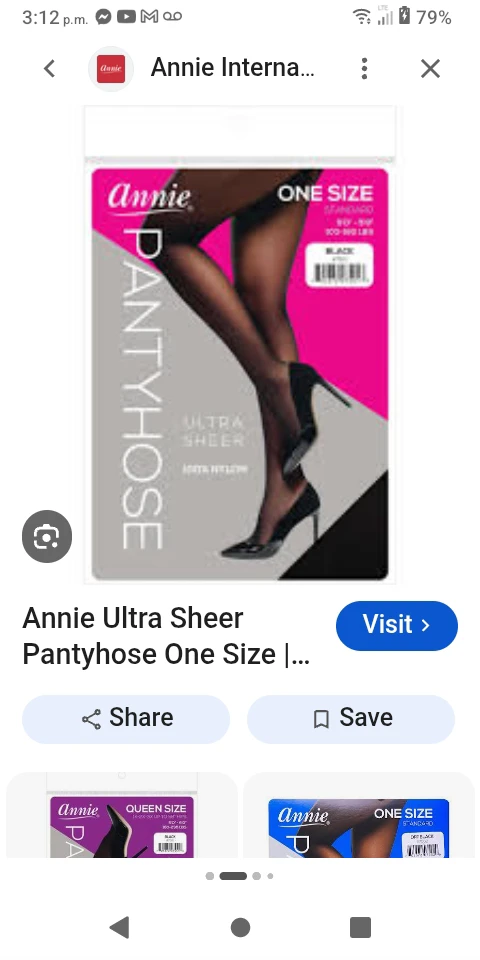 Annie Ultra Sheer Pantyhose