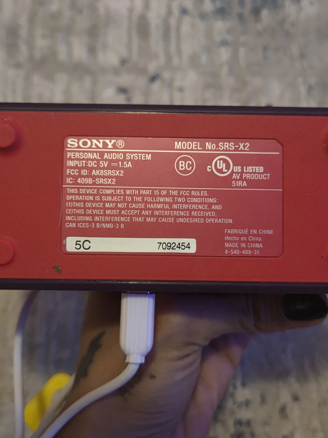 Sony SRS-X2 Bluetooth Speaker - photo 4