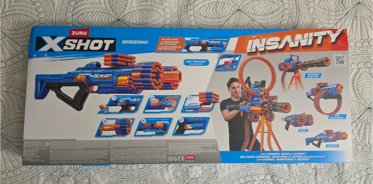 Zuru X-Shot Insanity Berzerko Foam Dart Blaster - photo 2