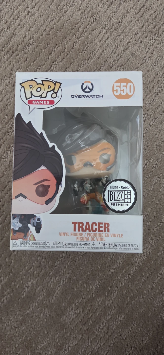 Funko Pop Overwatch Tracer 550 BlizzCon Premiere Figure