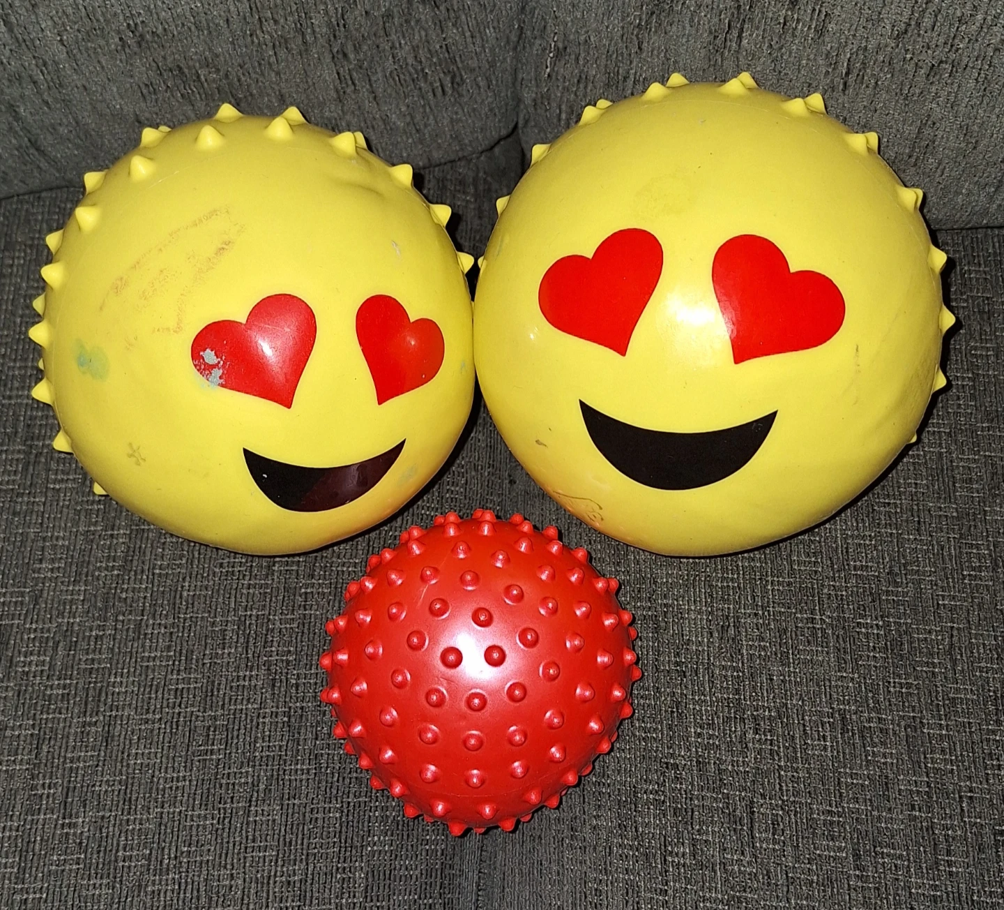 Set of 3 Textured Sensory Balls🏈