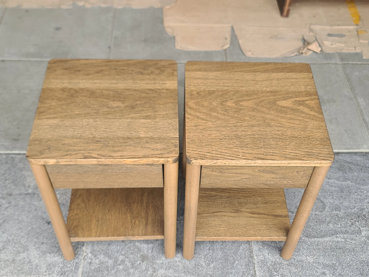 Pair of IKEA TONSTAD Nightstands – Natural Oak Look - photo 2